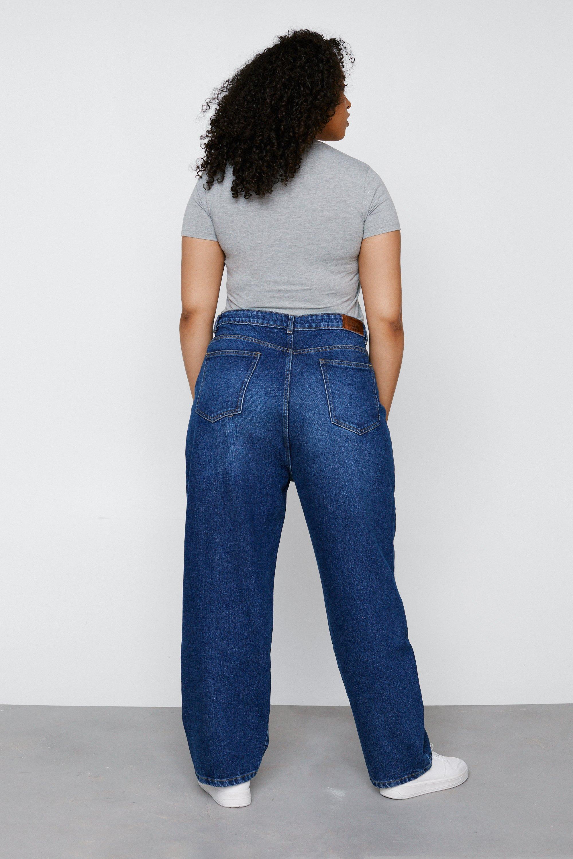 Plus size high on sale waisted jeans